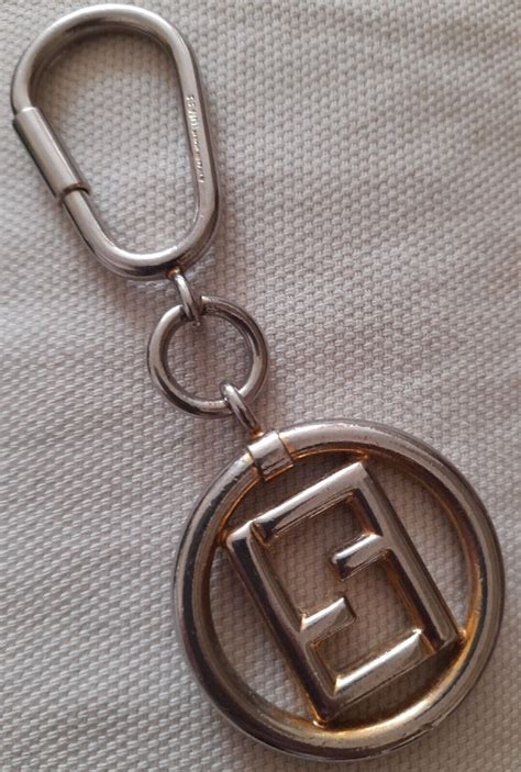 fendi keychain ebay|fendi luggage keyring.